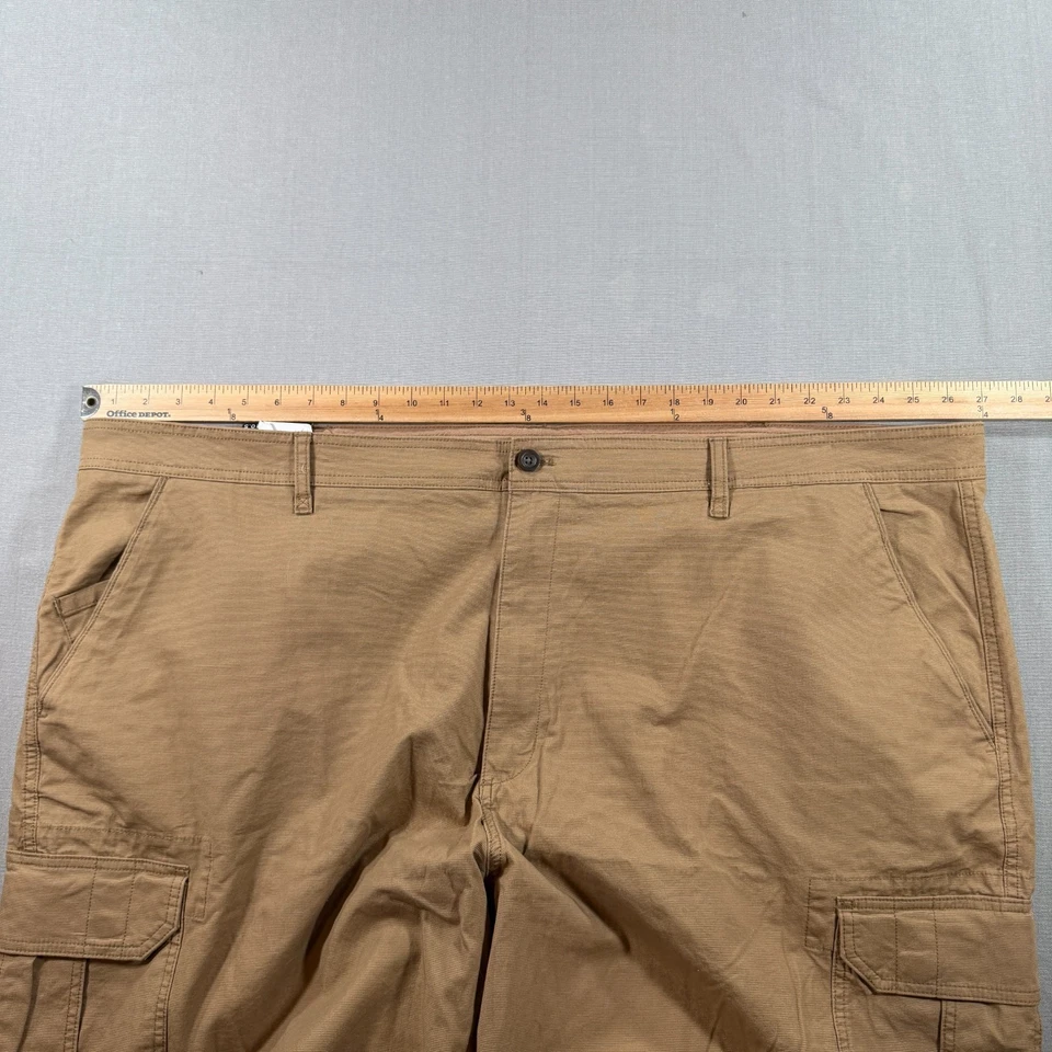 Nuevo con etiquetas Pantalones Cortos de Carga Elásticos Chaps Para Hombres 52 Beige Caqui Grande y Alto Ropa de Trabajo Utilidad Foto 3 de 4