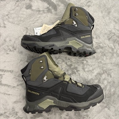 Salomon Quest Element GTX Mens 10.5 Green Black Hiking Boots  display picture 1