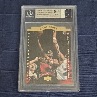 Upper Deck 1996-97 Collector's Choice Michael Jordan A Cut Above CA2 BGS 8.5