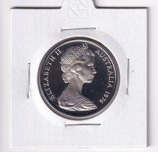 AUSTRALIAN PROOF: 1976 20 CENT COIN IN 2X2 HOLDER #5349