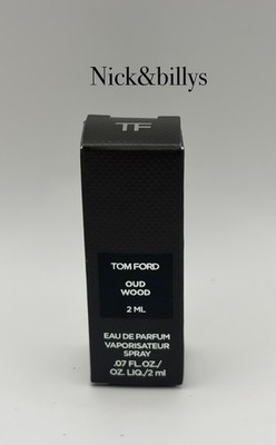 NEW NIB Tom Ford Oud Wood Eau de Parfum Sample Spray 2ml/0.07oz Free Ship AUTHNT