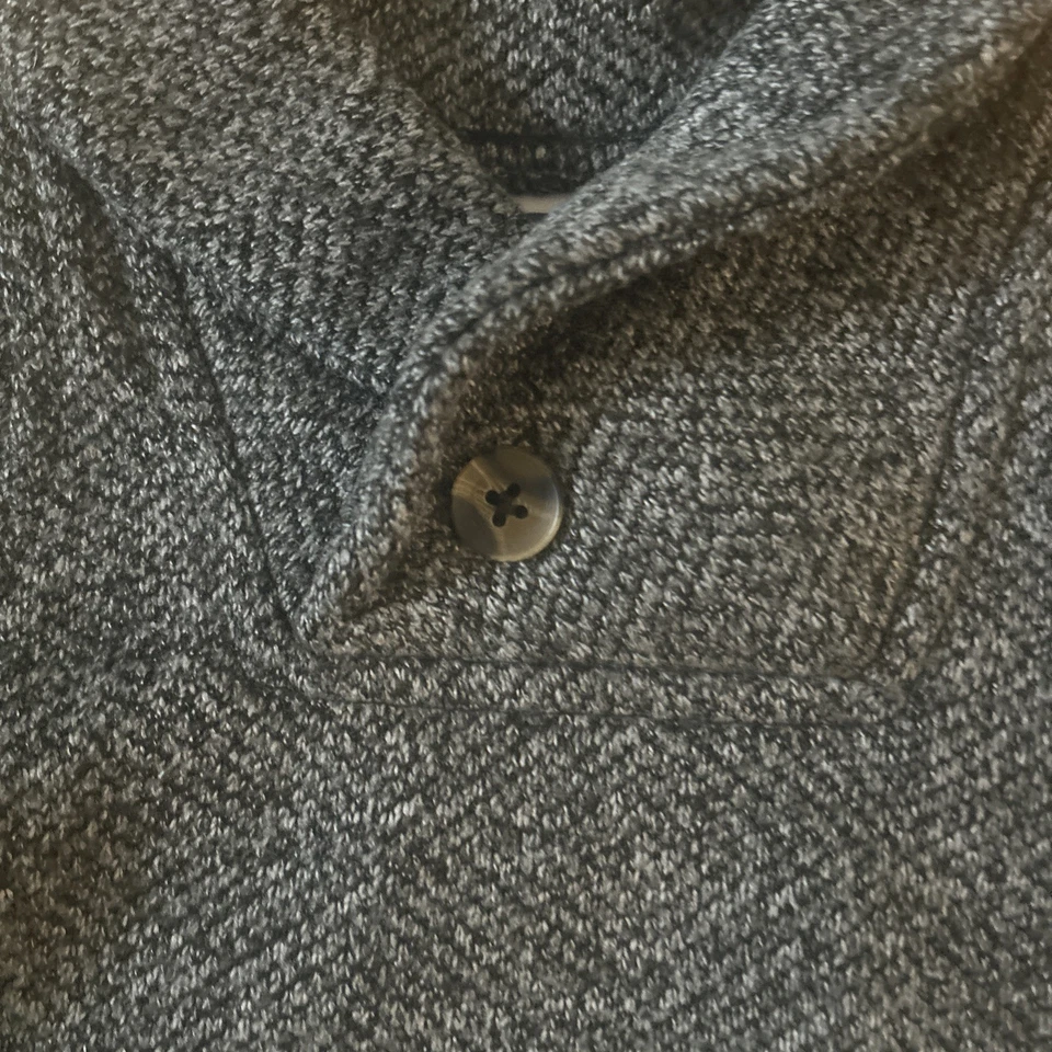 Antiguo Traje de Vacaciones de Invierno Azul Marino Bebé Niño Gris Jaspeado Cuello Capucha Una Pieza 0-3 M Foto 4 de 4