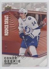 2024-25 Upper Deck UD Rookie Debut Red 58/99 Conor Geekie #25 18fy