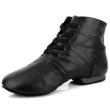 Keemi Jazz Dance Boots Lace Up Split Sole Shoes for Women Girls...