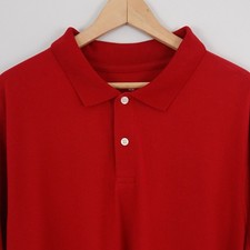 Goodfellow  Co Red Polo Shirt Mens XXL Short Sleeve Cotton Blend Casual