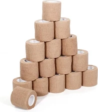 16 Rolls Self Adhesive Bandage Wrap, Athletic & Medical Tape for Wrist & Ankle