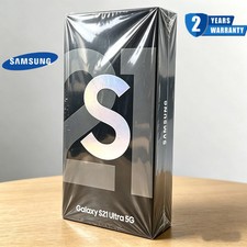 New Sealed Samsung Galaxy S21 Ultra 5G 128GB 12GB SM-G998U Factory Unlocked