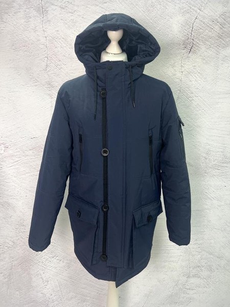 Men Cole Haan Jacket Navy Nylon 38 / M / 46