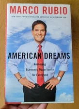 Marco Rubio American Dreams signed autographed Book autograph Auto