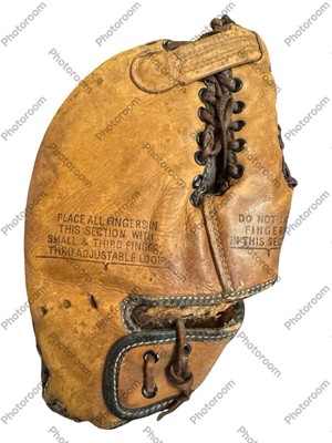 Vintage 1930s-1940s 1st Base Trapper #5482 Mitt Glove Model #B0849