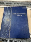 Buffalo Nickel Album, 40/64 coins, no restored coins, all part/full date AG-XF