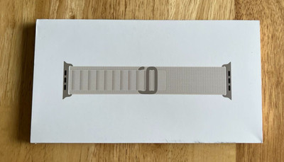 Original Apple Alpine Ultra Watch (49 mm) Armband Polarstern Starlight NEU Gr.S