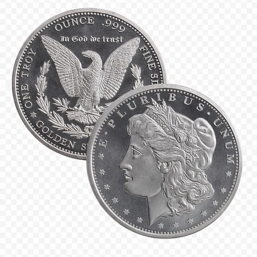 1oz .999 Fine GSM Morgan Silver Dollar Coin USA
