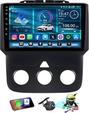9" 8Core 32G Android Auto Carplay for 2013-2018 Dodge Ram 1500 2500; Manual AC