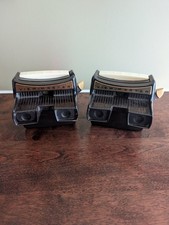 Pair of Vintage Sawyer's View Master Model F-3D Lighted Stereo Viewer Bakelite