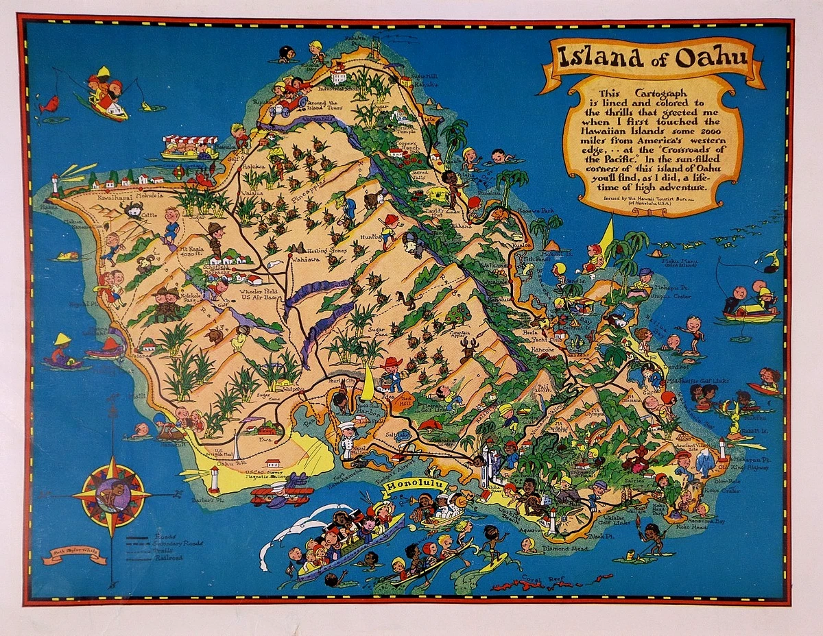 Hawaii Antique North America Maps & Atlases 1940-1949 Date Range