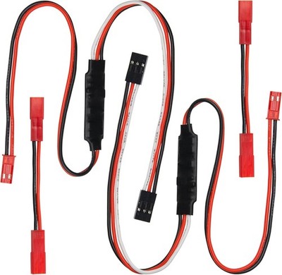 2Set Vgoohobby RC Winch Controller,RC Winch CH3 Control Cable Compatible with Tr
