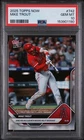 2025 Topps NOW #742 Mike Trout PSA 10 GEM; Joins 400 HR Club Los Angeles Angels