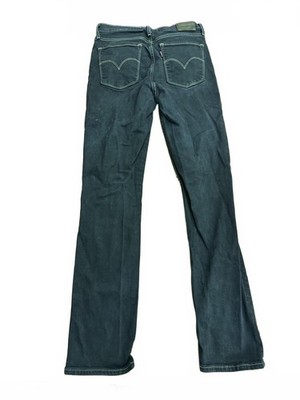 Levi's 724 High Rise Straight Jeans W28 L30 Dark Wash Denim