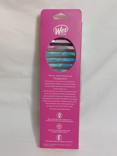 NEW Wet Brush Treasured Waters Speed Dry Hair Pastel Colors Vented - Picture 2 of 7
