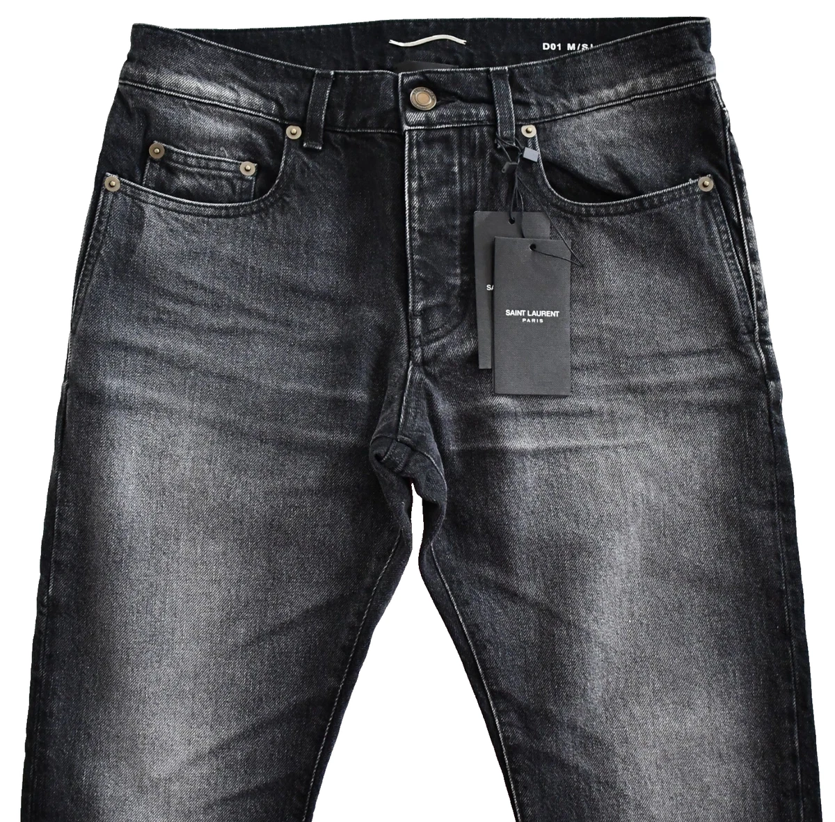 Saint Laurent Denim Regular Jeans for Men for sale | eBay