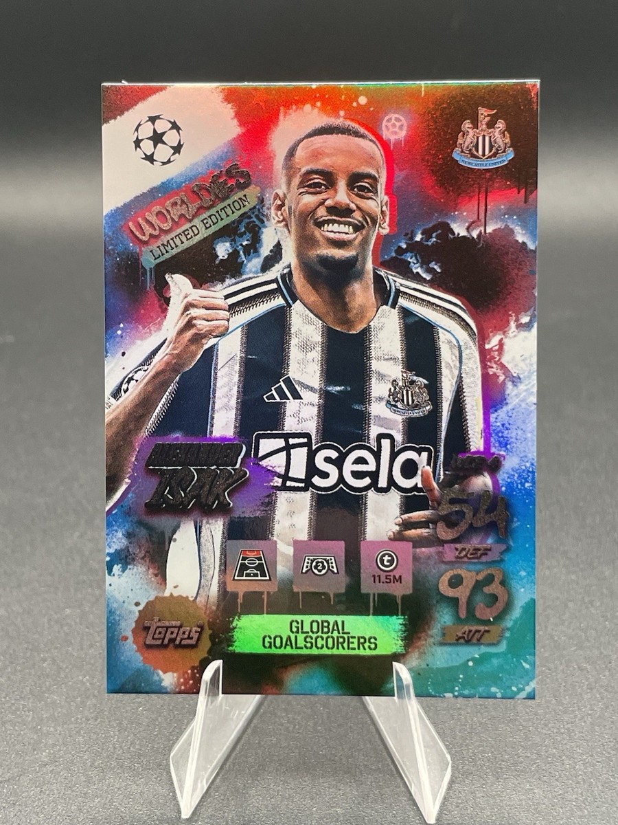 Worldies Alexander Isak Topps Match Attax 2025/2026 Limited