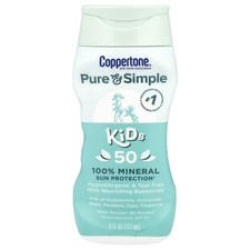 Pure & Simple, Kids, 100% Mineral Sun Protection, SPF 50, 6 fl oz (177 ml) 2.74 per gallon
