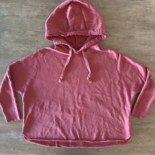 Frank Eileen Kane Capelet Oversized Hoodie-Spice Red/Orange-100 Ctn-Sze Small