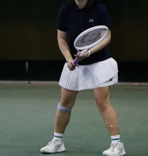 Women 2‑in‑1 Pleated Skirts Athletic Skorts Tennis Running L golf gym Badminton