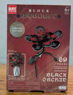 Block Tech Block Bouquec Black Orhid 69 Pieces