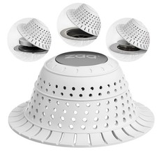 Bathtub Drain Hair Catcher, Premium Silicone Collapsible 1 Pack Drain Protect...