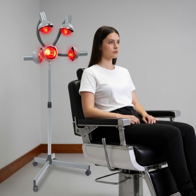 5 Head Floor Hair Dryer Stand Salon Hair Dryer Portable Hair Heater Adjustable