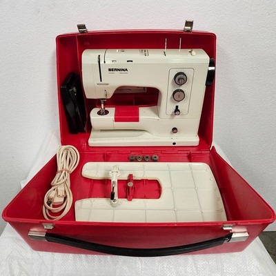 Stunning Bernina 830 Record Sewing Machine Case/Table Fully Tested Sews Perfect 