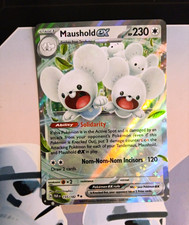 Pokemon TCG Paradox Rift 3-Card Holo Lot Maushold ex/Milotic/Iron Valiant