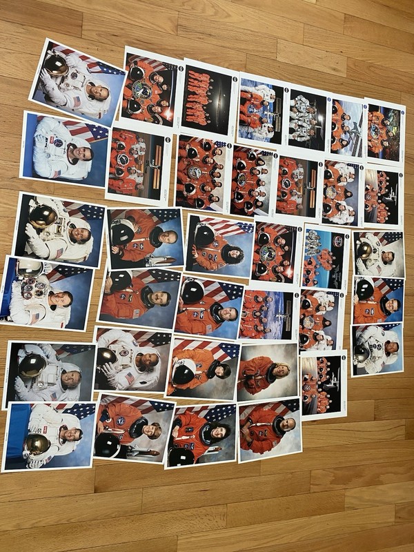 NASA 36 Crew Photos STS Space Station Expedition Astronaut Portrait Pre 2002 WOW