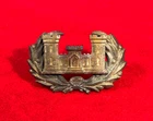 RARE CIVIL WAR ARMY CORPS OF ENGINEERS OFFICER'S CAP INSIGNIA