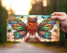 Boho Fairy Front License Plate Car Accessory Vanity Plate