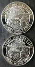 Two 1oz Silver Cargill Rounds
