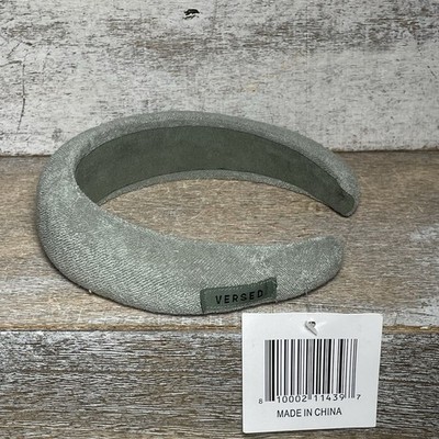 VERSED Brand Beauty Padded Headband Gray Soft 6'' x 6 1/2'' Brand New