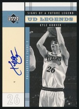 2003-04 Upper Deck Legends #FL-KK Kyle Korver Signs of a Future Legend