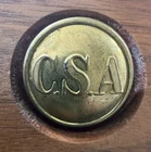 Original Nondug Civil War Confederate General Service Button