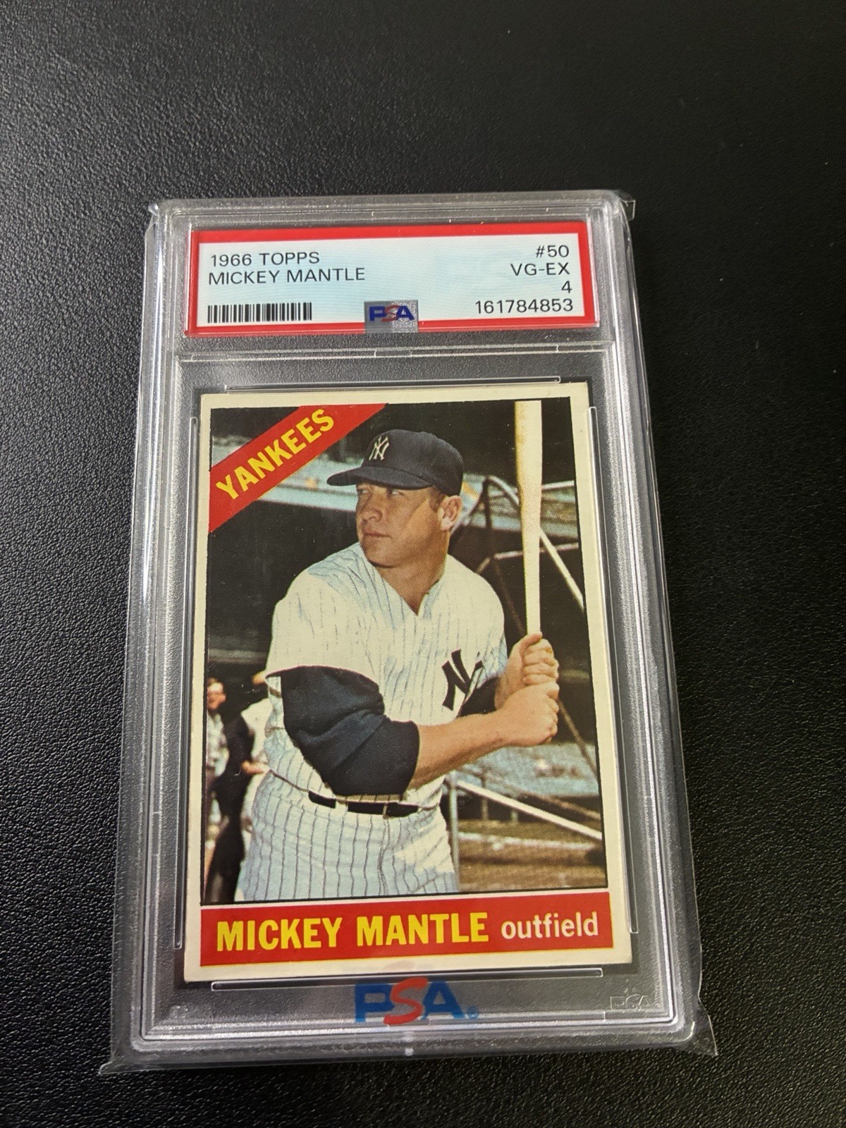 1966 Topps - Mickey Mantle #50 PSA 4