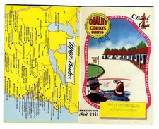Fall 1951 QUALITY COURTS United Directory Booklet Travel First Class