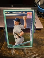 2025 Donruss Baseball #137 - Bryce Cunningham Clearly acetate variant