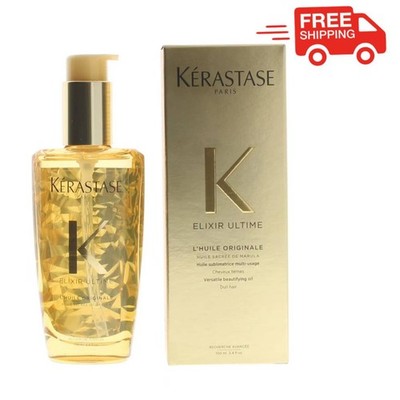 New Kerastase Elixir Ultime L Huile Original Beautifying Hair Oil 3.4oz / 100ml