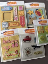 Lot of 5 Vacation/Beach, Themed, Embellishments, Stamps, Stickers