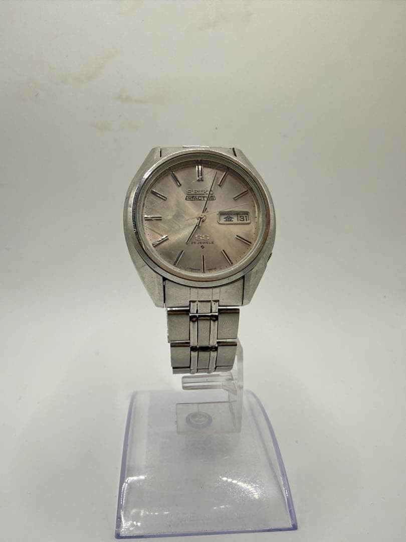 Steel Watch Stainless Auto 8900R Jewels 5ACTUS SEIKO 25 6106 Vintage - vintagewatches.pk
