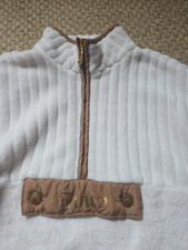 Juicy Couture Girls Size 5 Soft White Sweatshirt with brown pants set