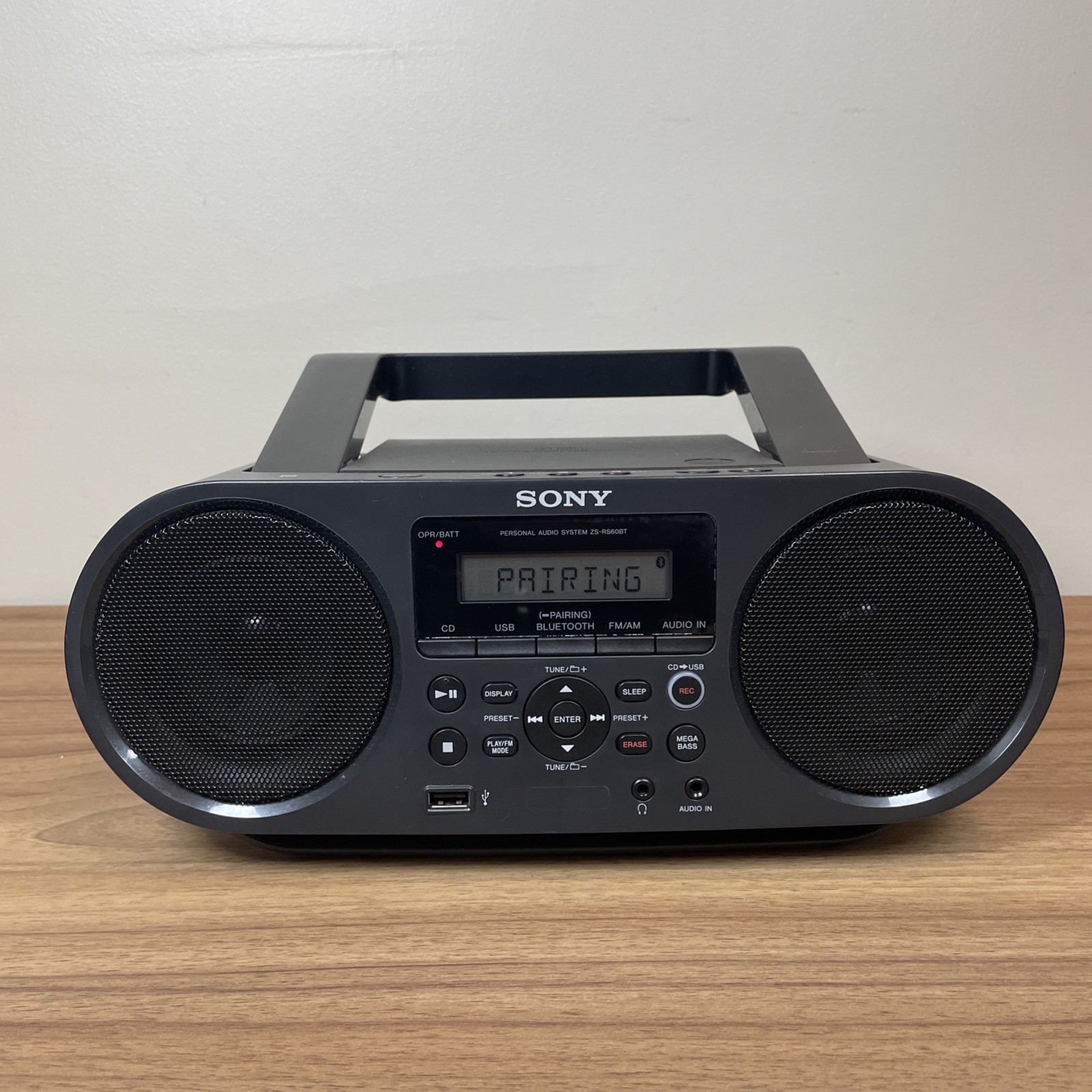 Am/fm Radio Boombox Bluetooth Usb - Tested