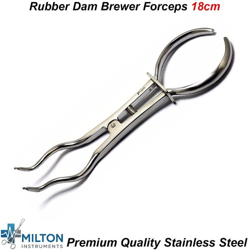 Dental Brewer Clamps Forceps Ainsworth Punch Pliers Rubber Dam Restorative Tools - Foto 7 di 7